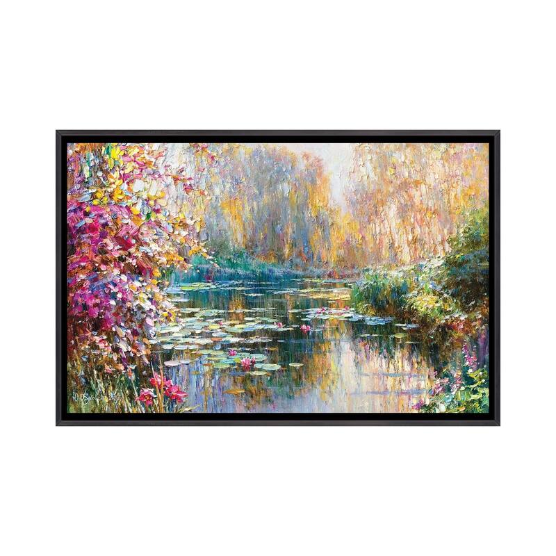 iCanvas "Bright Morning" by Yuriy Obukhovskiy Framed - Ebony - 26x40