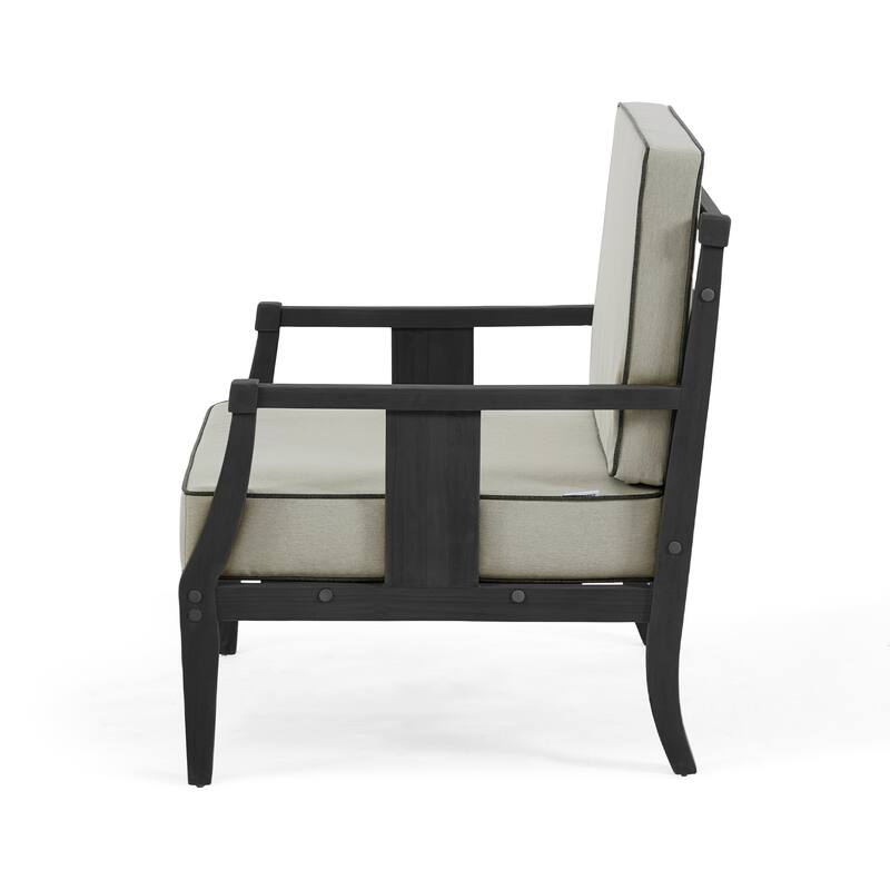 2 Set Outdoor Patio Club Chair with Cushion Patio Arm Lounge Chair