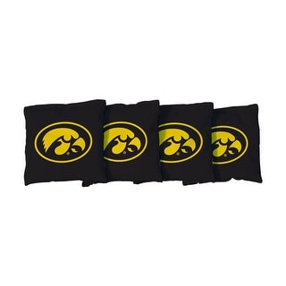 Iowa Hawkeyes Black Cornhole Bags