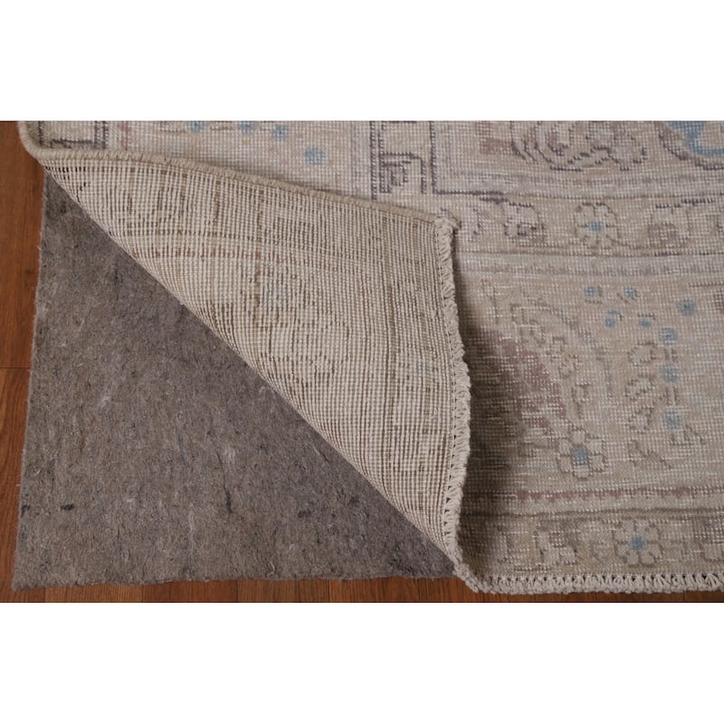 Antique Distressed Tabriz Persian Rug Hand-knotted Wool Carpet - 9'5" x 11'10"