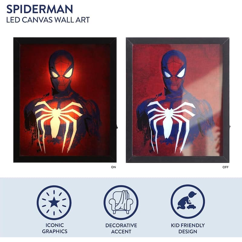 Marvel Spiderman Dual LED Wall Art