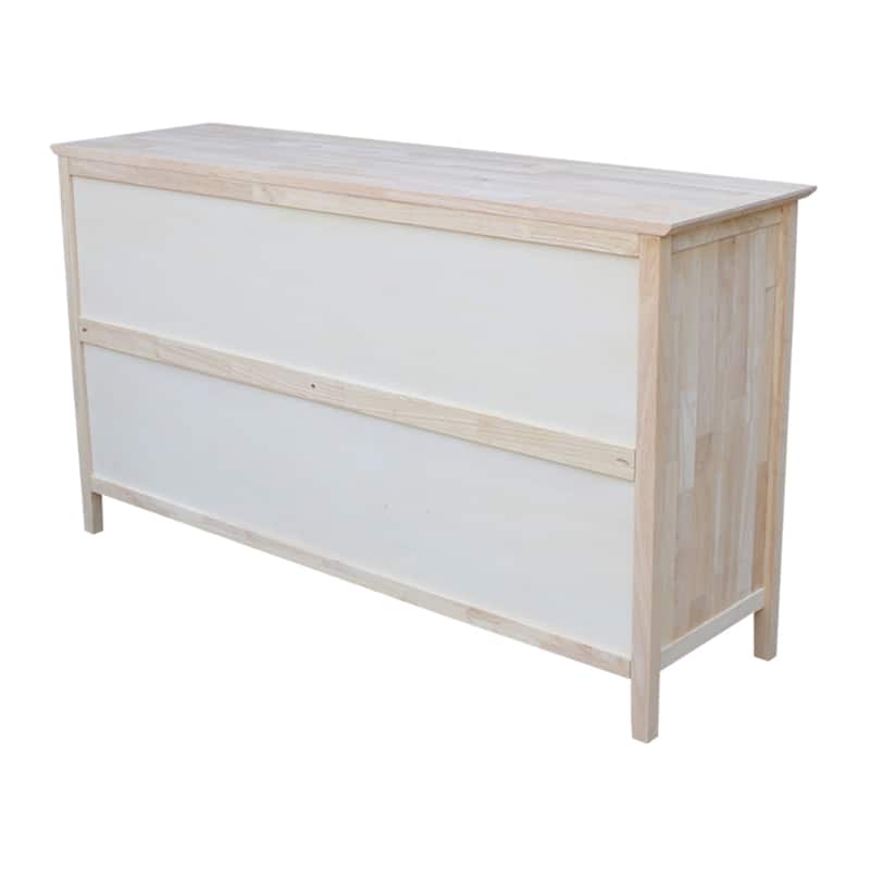 International Concepts Solid Wood Bedroom Dresser