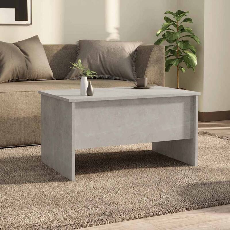 vidaXL Coffee Table Lift Top End Table Accent Side Sofa Table Engineered Wood - 31.5" x 19.7" x 16.7"