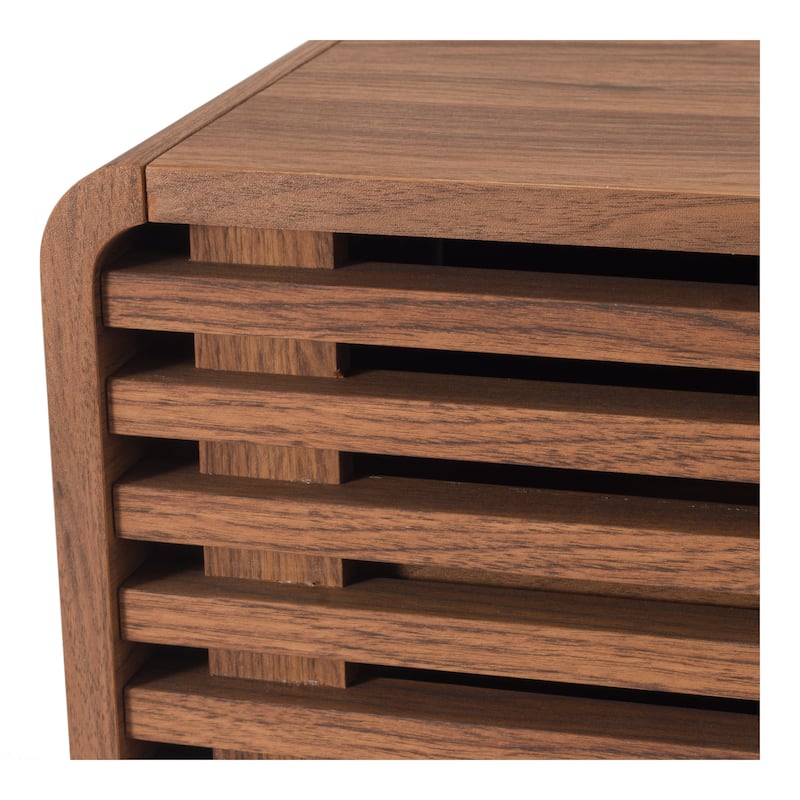 NPD Furniture Wilson 46 Inch KD Slat Low TV Stand
