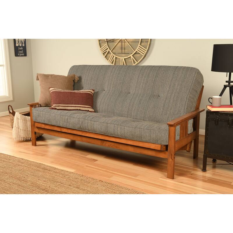 Porch & Den Kern Full-size Futon Frame and Mattress Set - Taxi Seaport