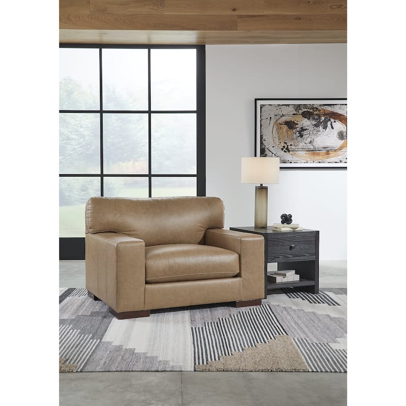 Signature Design by Ashley Lombardia Tumbleweed Oversized Chair - 51"W x 40"D x 35"H