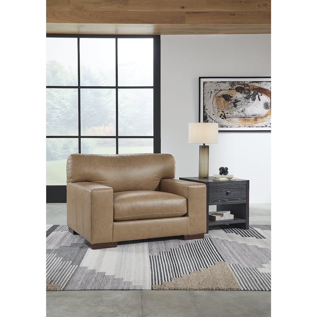Signature Design by Ashley Lombardia Tumbleweed Oversized Chair - 51"W x 40"D x 35"H