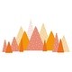 preview thumbnail 6 of 5, Walplus Colorful Orange Mountains Landscape Children Kids Wall Sticker