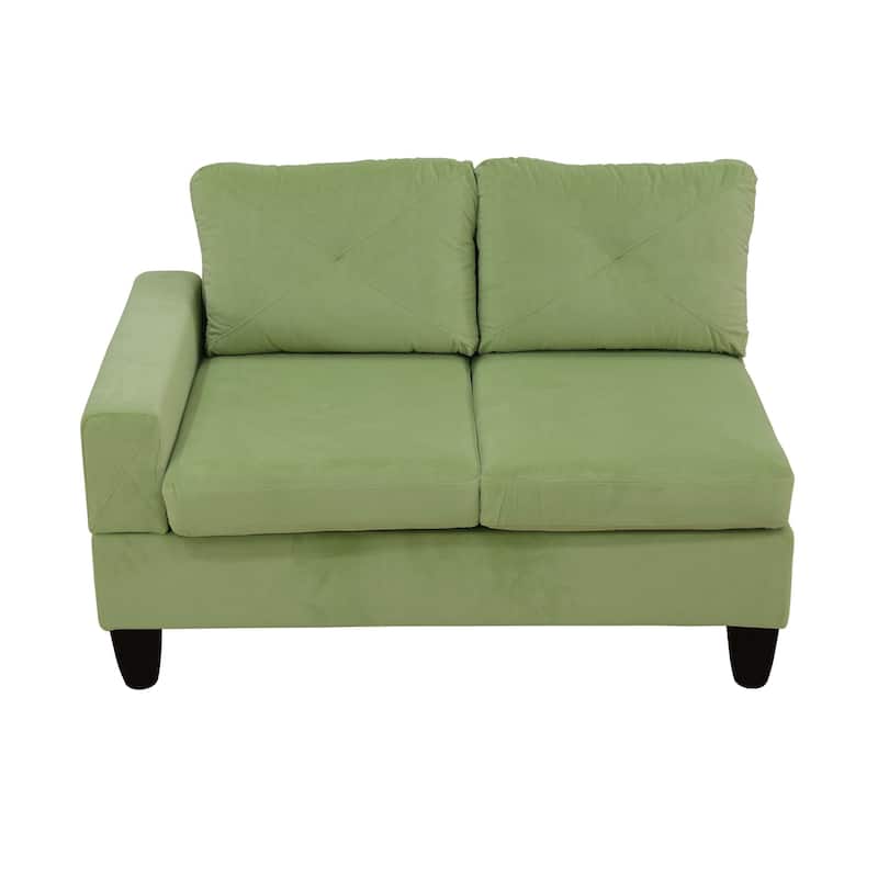 Contemporary 4-Piece L-Shaped Sectional Sofa Set
