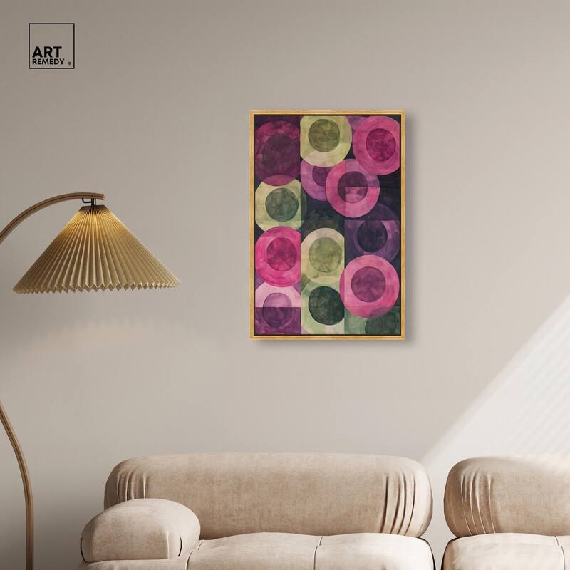 Orbital Pattern Canvas by Art Remedy