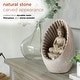 preview thumbnail 7 of 10, Alpine Corporation 11" Tall Indoor/Outdoor Buddha Tabletop Water Fountain with LED Lights