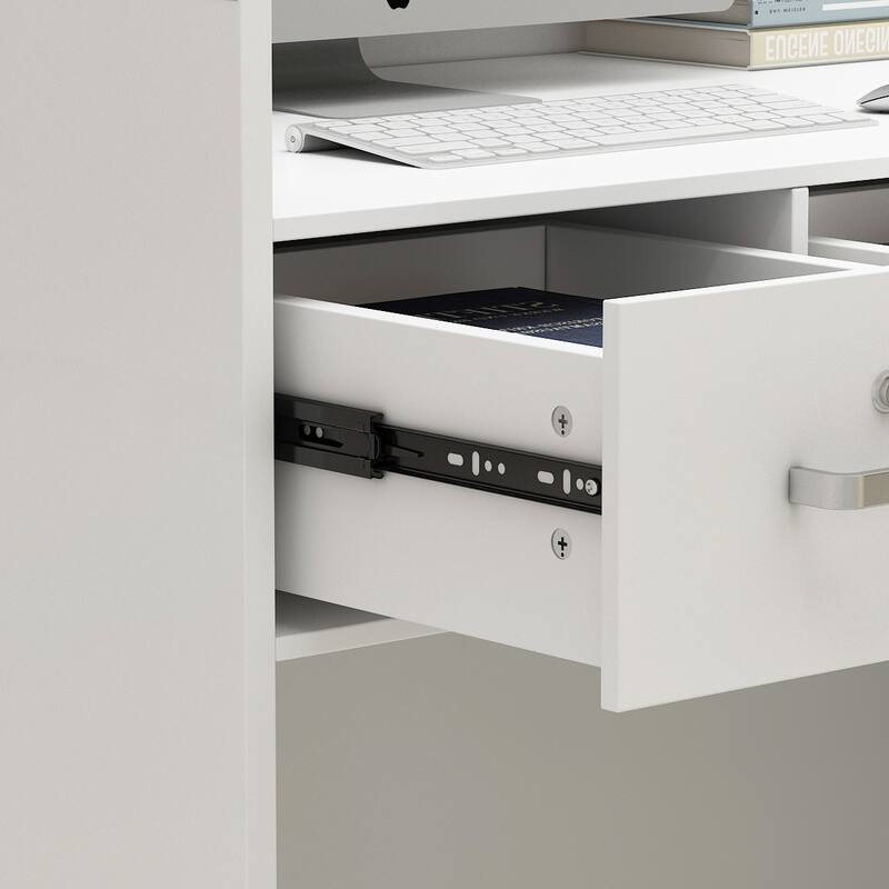 47.2" Reception Desk Counter Lockable Storage Reception Table Working