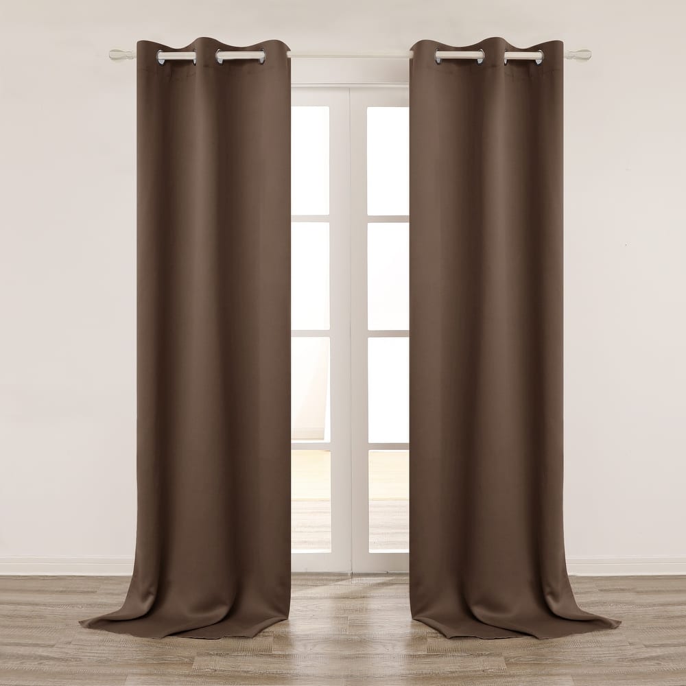 Deconovo Room Darkening Grommet Bedroom Curtain (1 Panel)