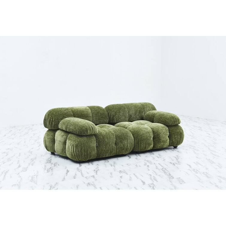 Leeven 76'' Upholstered Loveseat