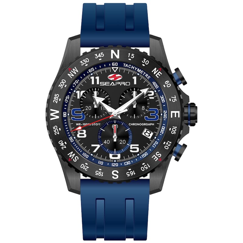 Seapro Men's Gallantry Black Dial Watch - SP9733 - 6 (36)