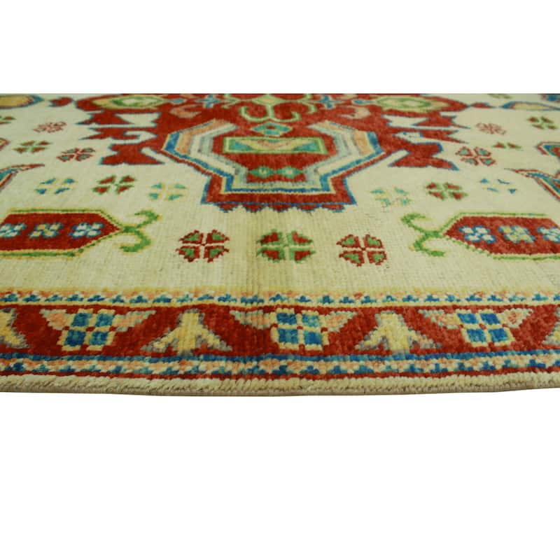 Balochi Samime Ivory/Rust Rug - 4'11" x 6'6"