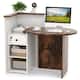 Option Rustic Brown & White