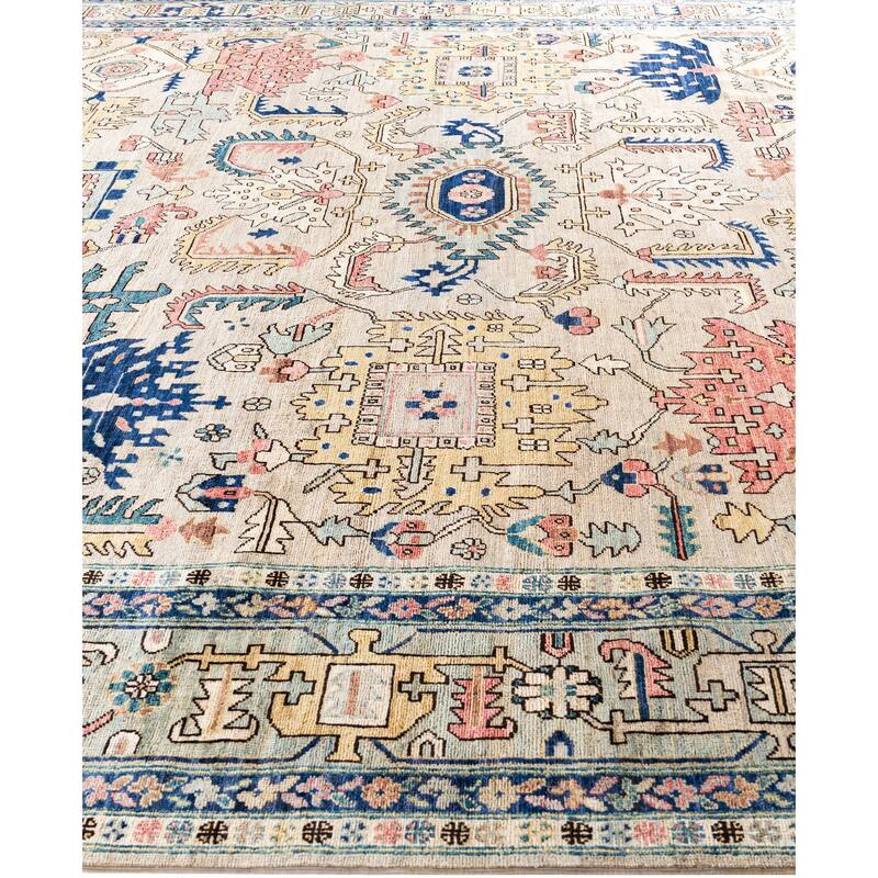 Serapi One-of-a-Kind Hand-Knotted Area Rug - Beige - 10' 2" x 14' 0"