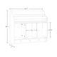preview thumbnail 6 of 6, RiverRidge Kids Wall Mounted Bookshelf and Toy Storage Organizer for Playroom, Nursery, and Reading Nook - White