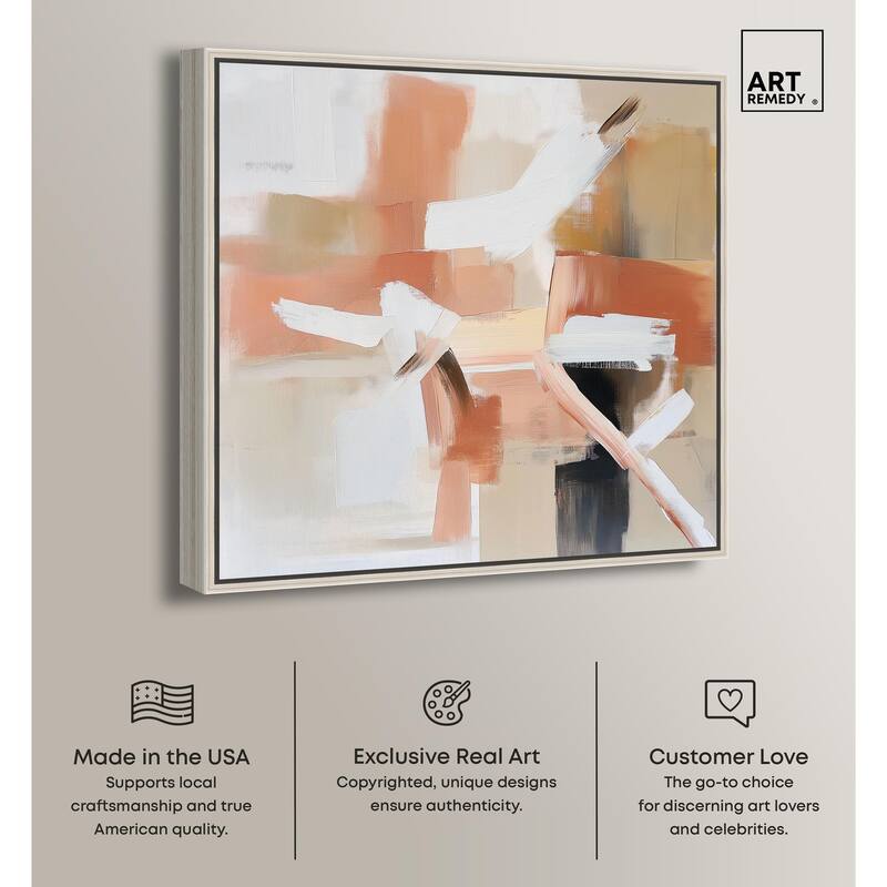 Rose and Rust II Canvas by Art Remedy