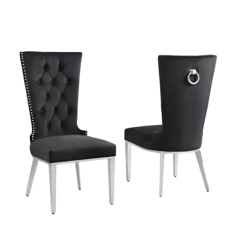 Best Quality Furniture D221/2-SC330-7 Dining Set with 12mm Tempered Glass