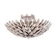 preview thumbnail 1 of 3, Broche 4 Light Antique Silver Ceiling Mount - 16'' W x 6.25'' H