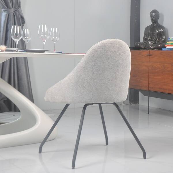 Ice Harmony Upholstery Dining Chair with Round Legs (Set of 2) 22"L x