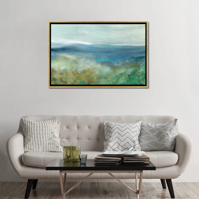 iCanvas "Blue Mountain Overlook" by Carol Robinson Framed Canvas Print