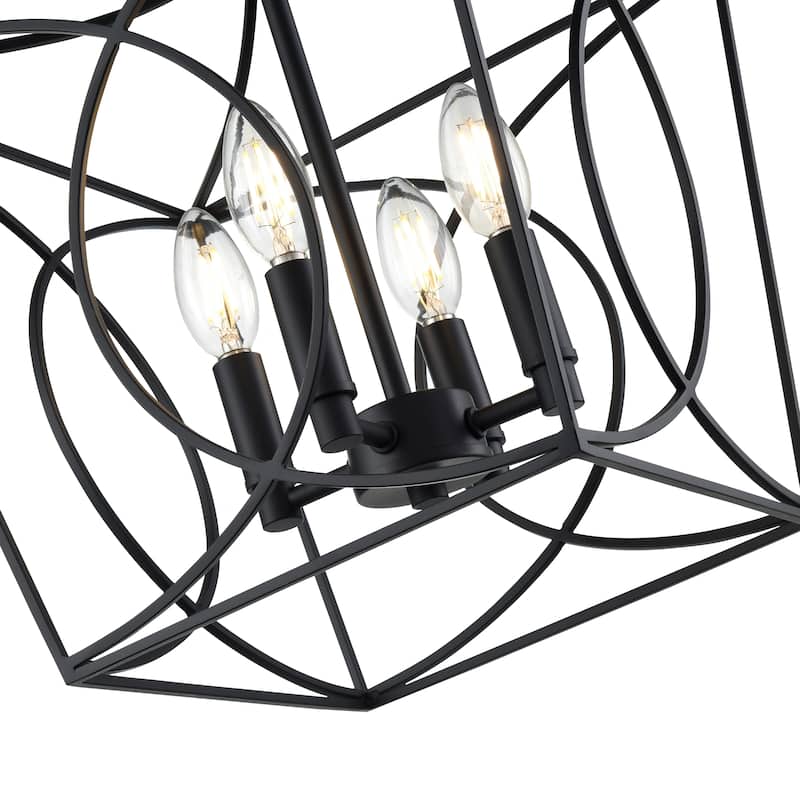 Tracy 4-Light Semi-Flush Ceiling Mount