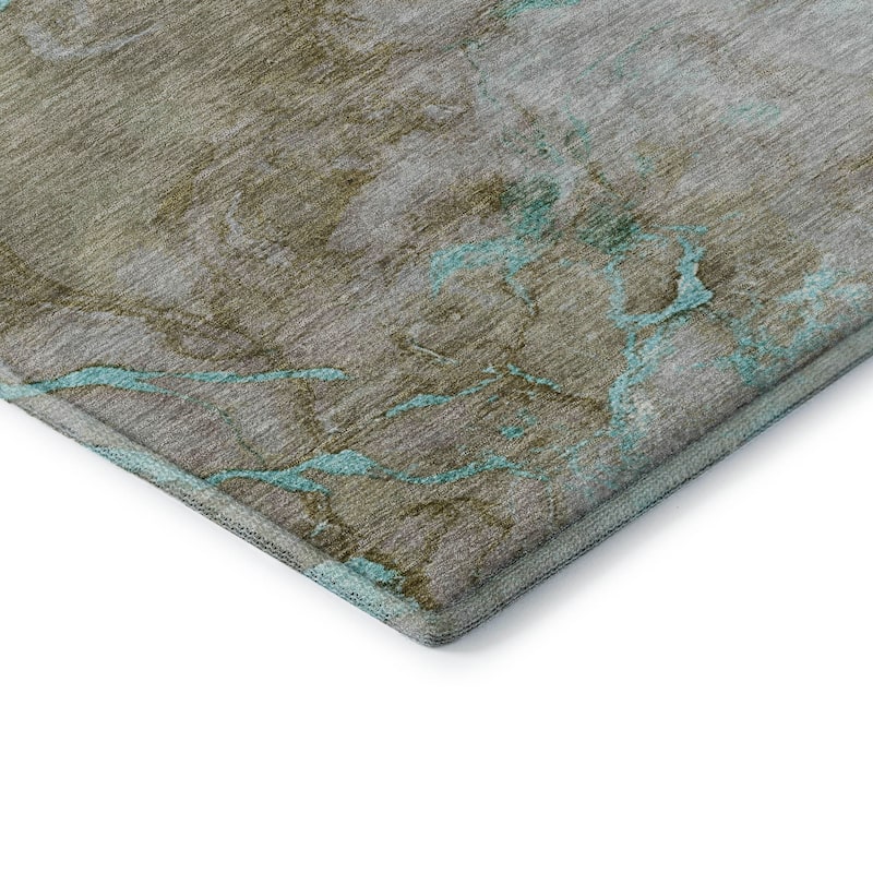 Premium Washable Super Soft Modern Crackle Mayfield Rug