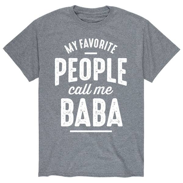 Shop My Favorite People Call Me Baba Grandpa Shirt Gift Adult