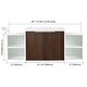 preview thumbnail 101 of 131, BNK 12/24/36/48/60 Inch Wall-Mounted Bathroom Vanity, Bathroom Cabinet with Doors or Side Shelves