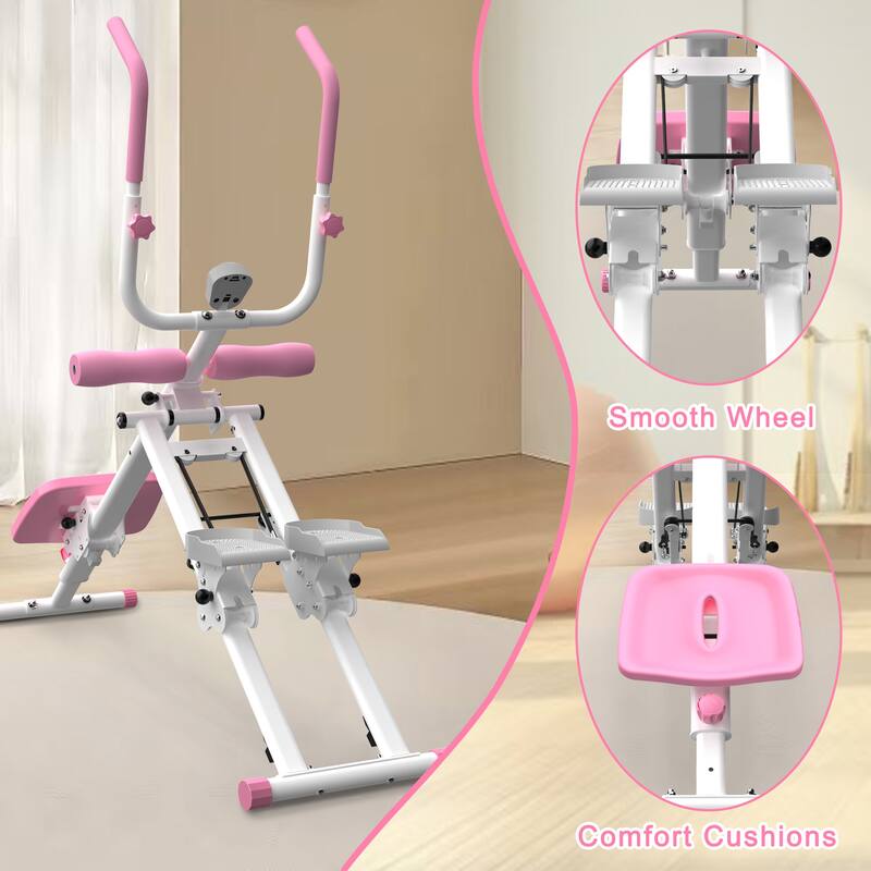 Multifunctional 2-In-1 Stair Stepper And Ab Workout Machine