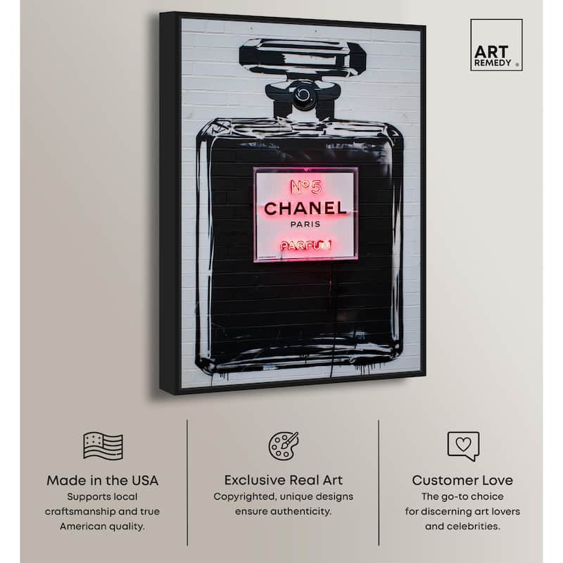 Parisian Perfume II Canvas by Art Remedy