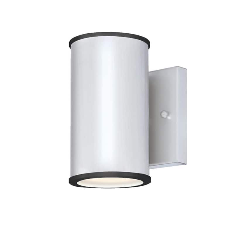 Westinghouse Mayslick One-Light Dimmable LED Outdoor Wall Fixture - 1-Light - Nickel Luster
