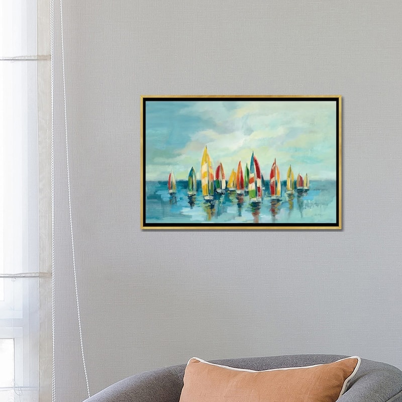 iCanvas "Regatta" by Silvia Vassileva Framed Canvas Print