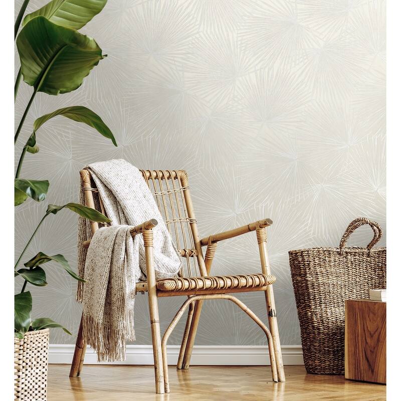 Seabrook Designs Elvis Palms Non-Woven Unpasted Wallpaper