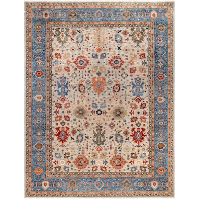 Serapi One-of-a-Kind Hand-Knotted Area Rug - Gray - 9' 1" x 11' 9"