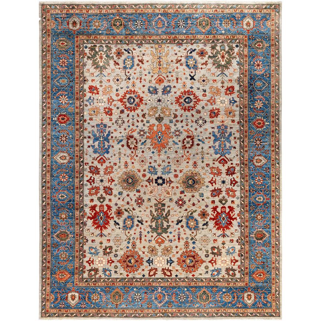 Serapi One-of-a-Kind Hand-Knotted Area Rug - Gray - 9' 1" x 11' 9"