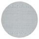 SAFAVIEH Courtyard Terezija Indoor/ Outdoor Waterproof Patio Backyard Rug - 6'7" Round - Ivory/Aqua