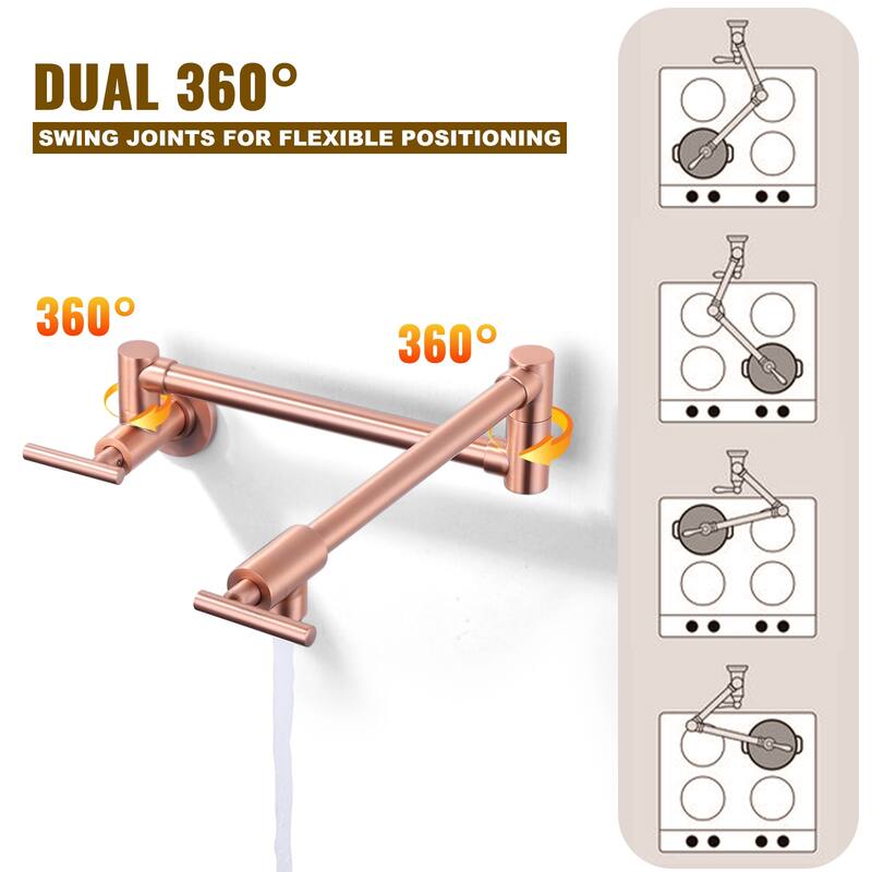 WOWOW Folding Wall Mount Faucets Stretchable