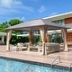 preview thumbnail 3 of 133, EROMMY Hardtop Gazebo,Outdoor Pergola with Double Roof & Netting & Curtains,Heavy Duty Canopy for Patio, Backyard, Pool party