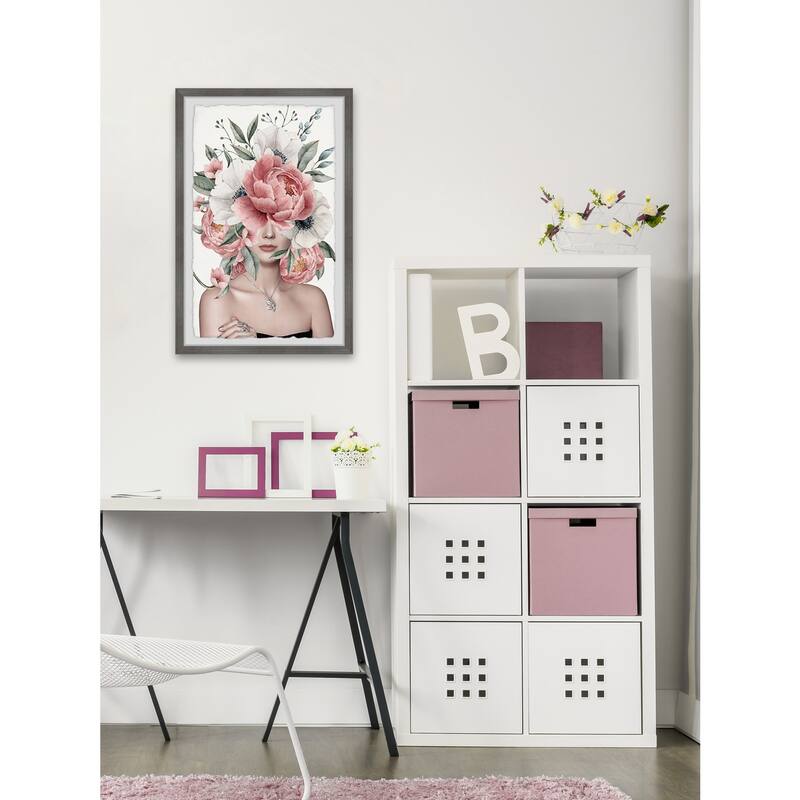 Enchanted Beauty Framed Wall Art, Elegant Home Touch - Sophisticated Artwork for Refined Décor