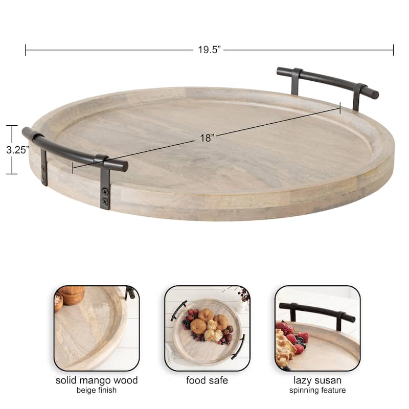 Kate and Laurel Bruillet Lazy Susan Tray