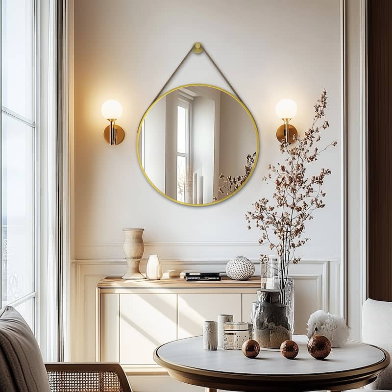 Aluminum Alloy Frame Luxurious and Simple Bathroom Mirror