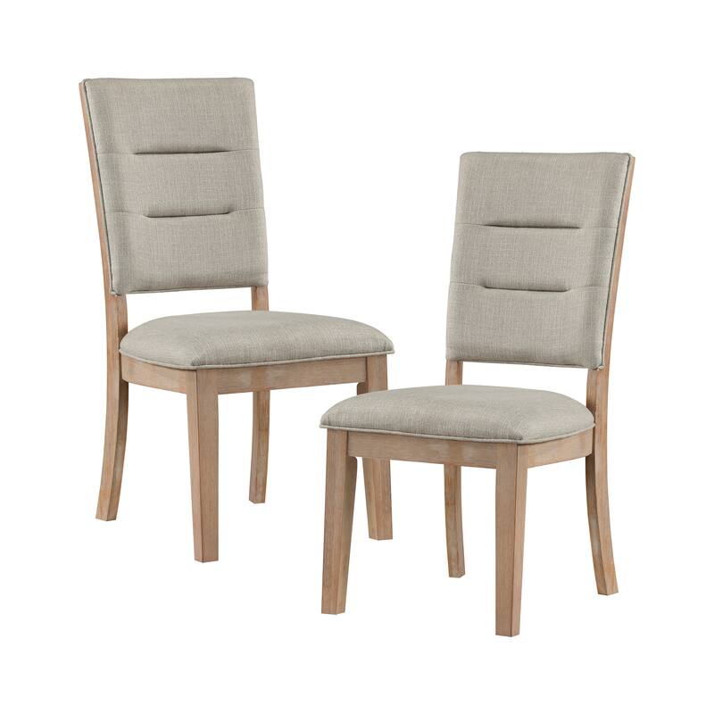 Elwood Dining Chair (Set of 2) - Beige/Light Oak