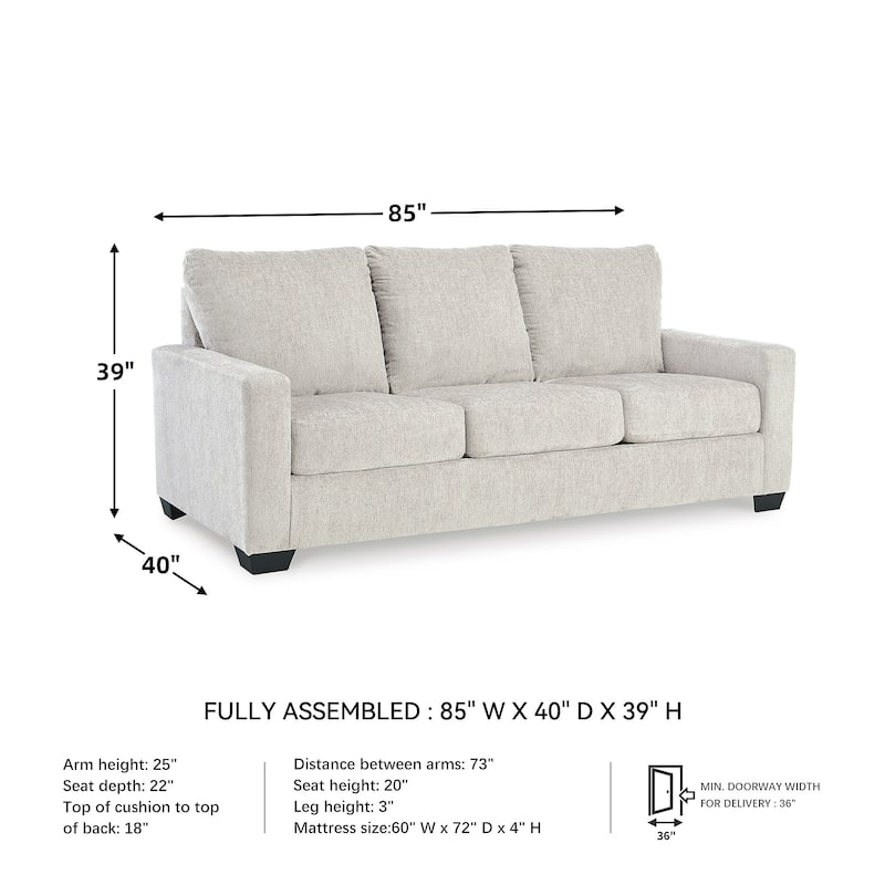 Signature Design by Ashley Rannis Sofa Sleeper - 85"W x 40"D x 39"H