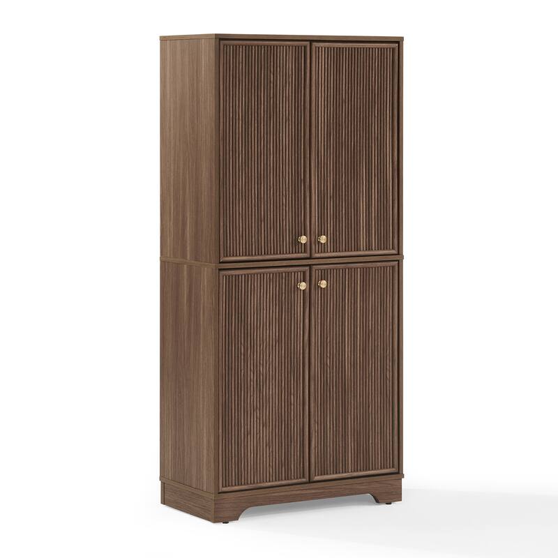 Crosley Naomi Kitchen Storage Pantry - Walnut