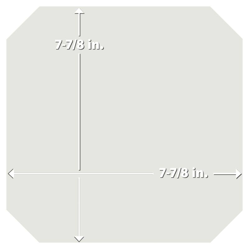 Merola Tile Vaudeville Octagon Nacar 7-7/8" x 7-7/8" Porcelain Floor and Wall Tile