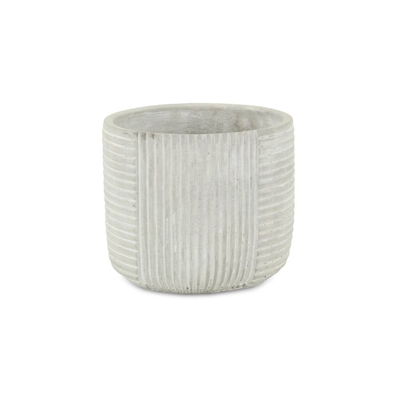 Urbanstone Gray Cement Intercoiled Pottery